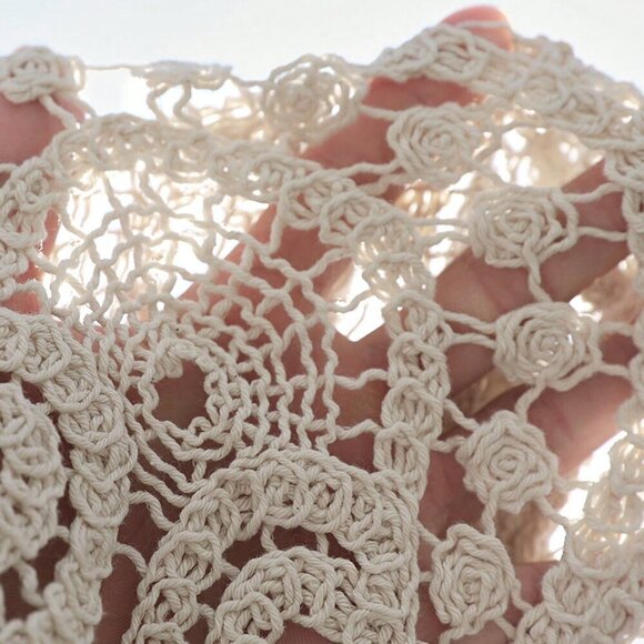 Apricot Casual Women's Hollow Out Crochet Cardigan top - Picture 8 of 8